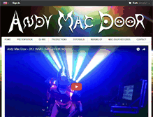 Tablet Screenshot of andymacdoor.com